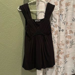 VS bra top with mid-section embellishments